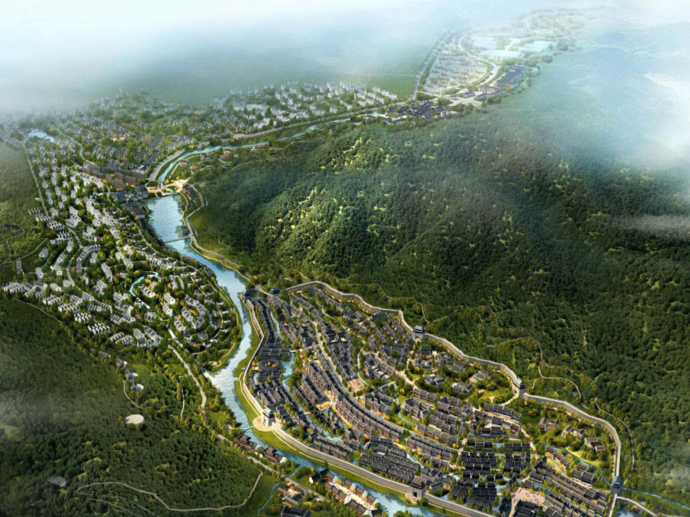 湘潭县涓水绿色经济带总体规划